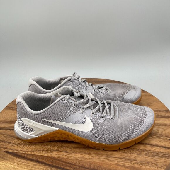 Nike Metcon 4 Shoes Mens Size 11.5 Gray Gum Workout Gym Training Lifting main image 4